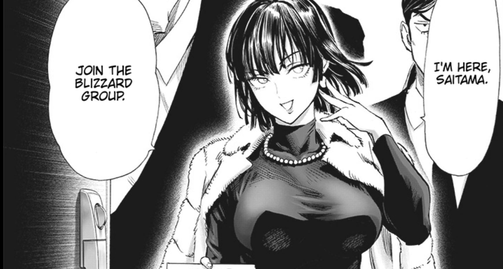 Fubuki as seen in One Punch Man chapter 192 (Image via Shueisha)